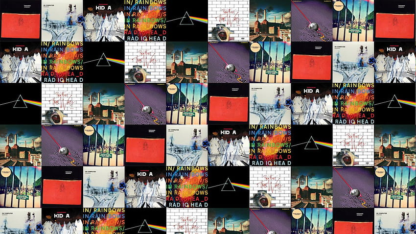Radiohead Amnesiac OK Computer Kid A In Rainbows « Tiled HD wallpaper