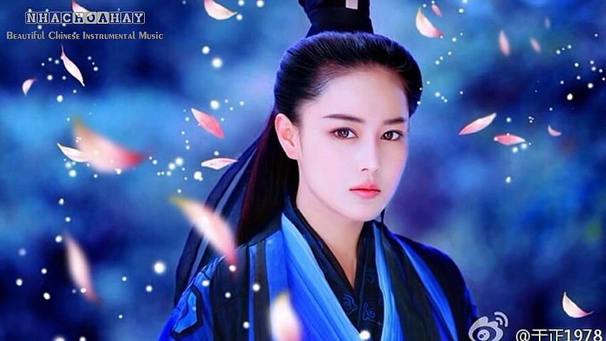 Beautiful chinese girl, music, flute 1920x1200, chinese instrumental HD wallpaper