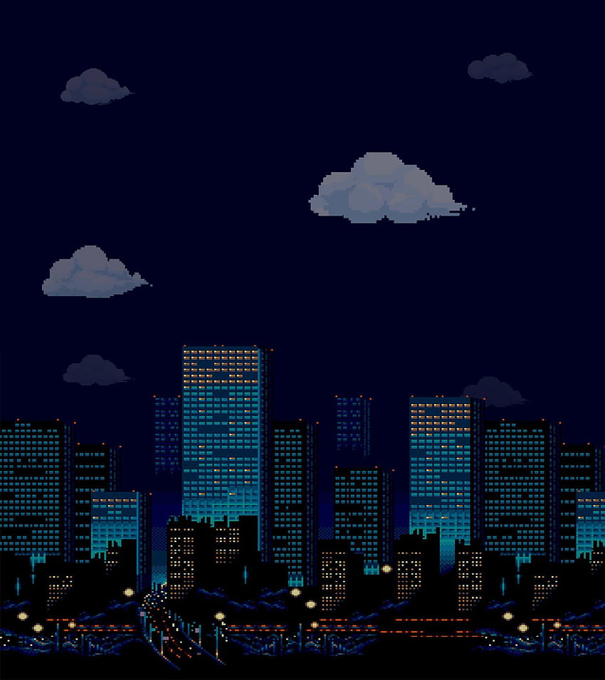 8bit Backgrounds posted by Michelle Anderson, 8 bit city HD phone wallpaper