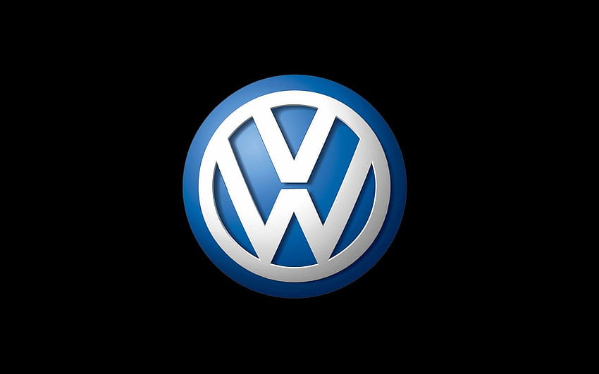 Volkswagen Logo 11740, logotipo vw papel de parede HD