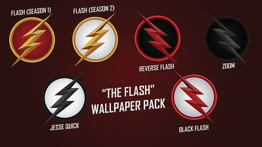 The Flash CW Pack por GodsNotDead88123, flash vs flash reverso papel de parede HD