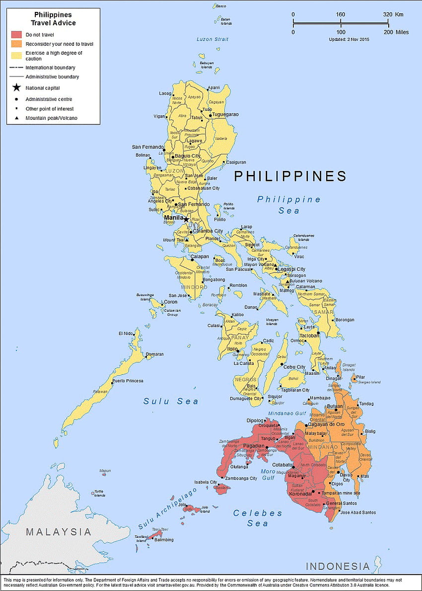 필리핀, 필리핀 지도 HD 전화 배경 화면