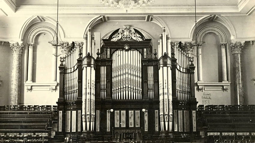 L'organo a canne del municipio di Adelaide, organo del municipio di Auckland Sfondo HD