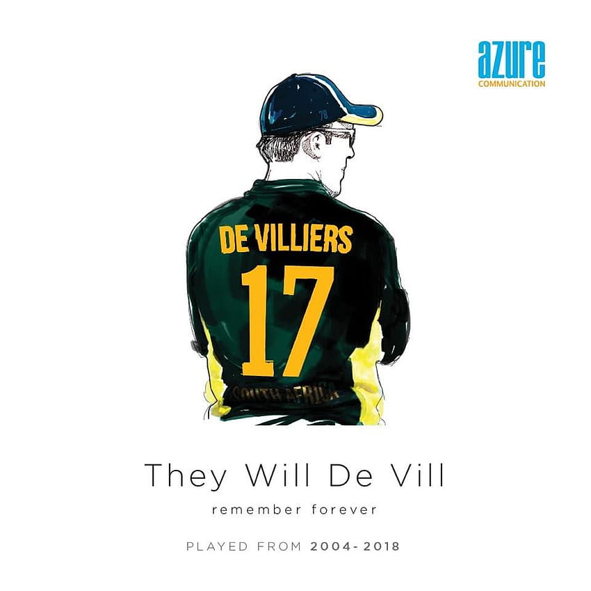 Trending Tuesday's: Das Ende einer Ära; AB De Villiers zog sich von Cricket zurück …, de Villiers 17 HD-Hintergrundbild