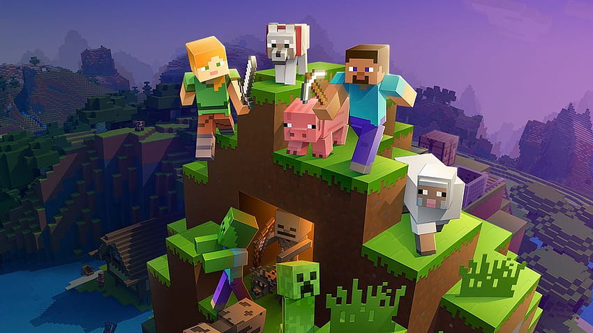 Por qué Minecraft es el juego más importante de la década, minecraft vs fortnite fondo de pantalla