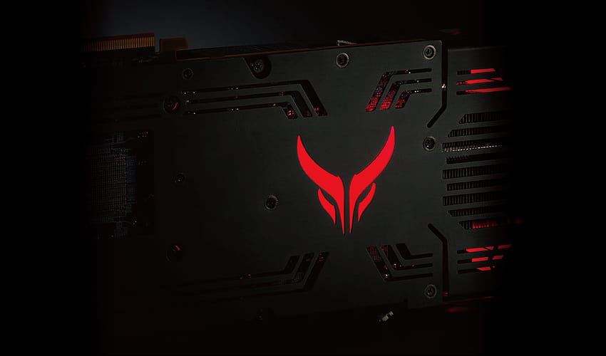 Red Devil AMD Radeon™ RX 6900 XT 16GB GDDR6, дяволски знак HD тапет