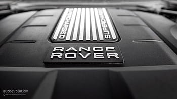 land rover logo black background