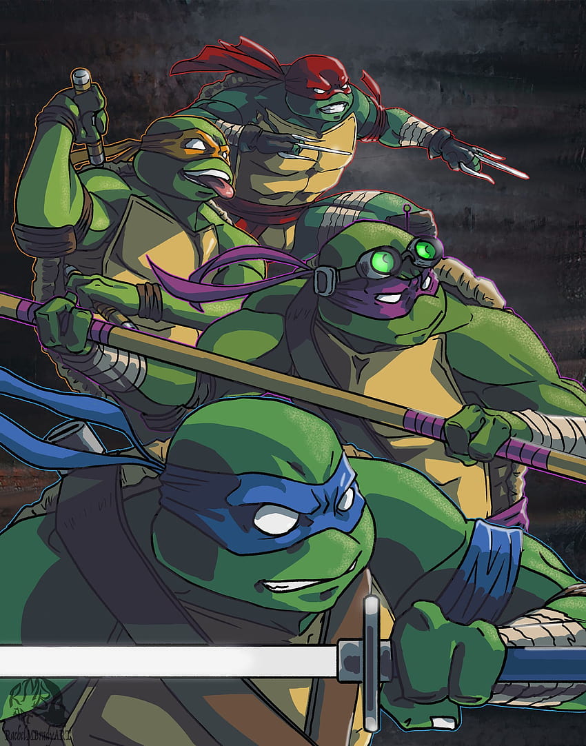 BlazingBlade auf Teenage Mutant Ninja Turtles, Teenager-Mutanten-Ninja-Schildkröten-Cartoon HD-Handy-Hintergrundbild
