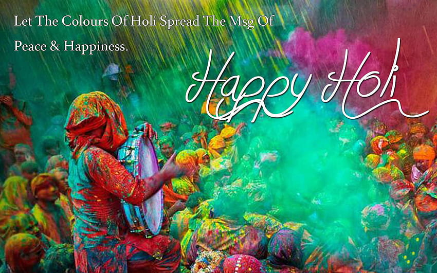 Happy Holi 2021 : , Wishes, SMS, Pesan, Kutipan Wallpaper HD