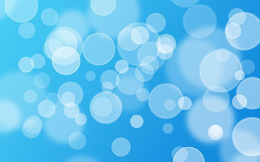 blue bubble background HD wallpaper