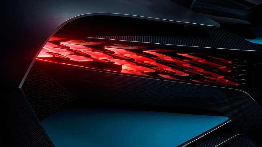Luces traseras LED Bugatti Divo 2019 fondo de pantalla