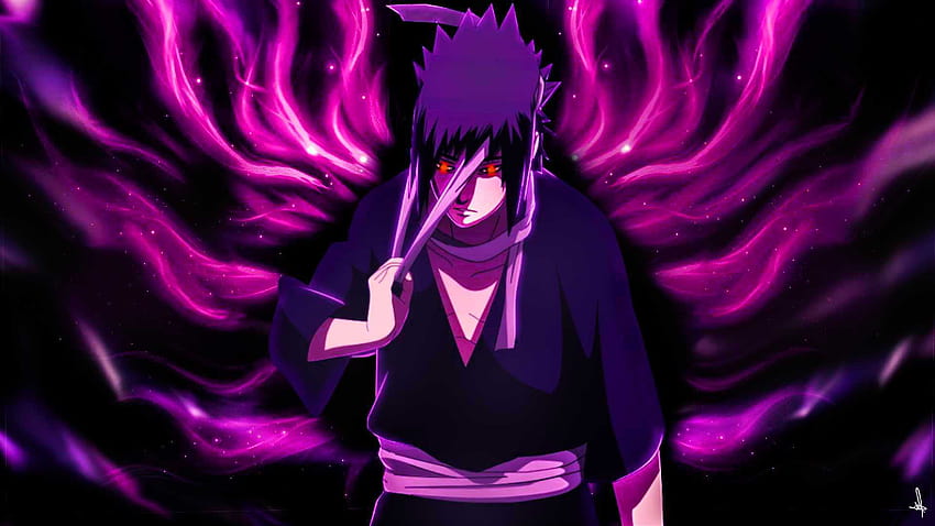 sasuke violet Fond d'écran HD