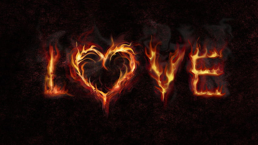 Fire Heart, waptrick senjata HD wallpaper