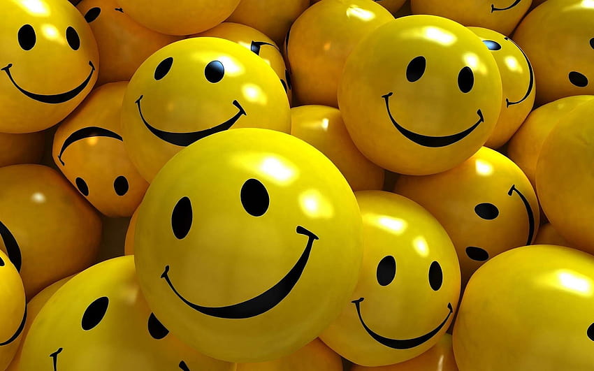 6 Smiley Face, laught face HD wallpaper