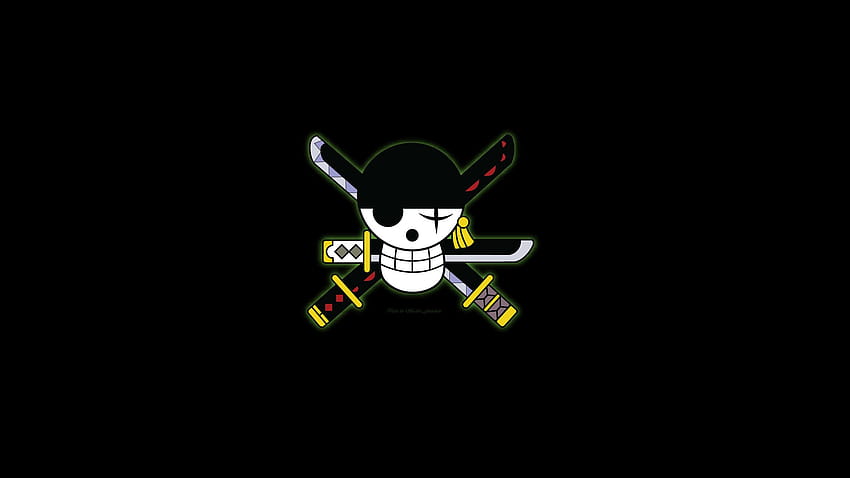 One Piece , Roronoa Zoro, copy space, black background, studio shot • For You For & Mobile HD wallpaper
