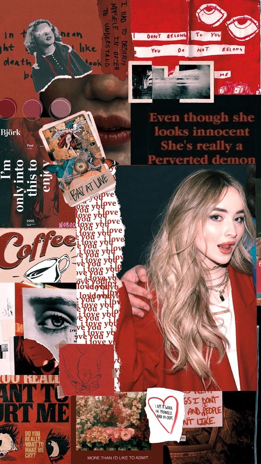 Lockscreens, sabrina carpenter collage HD phone wallpaper | Pxfuel