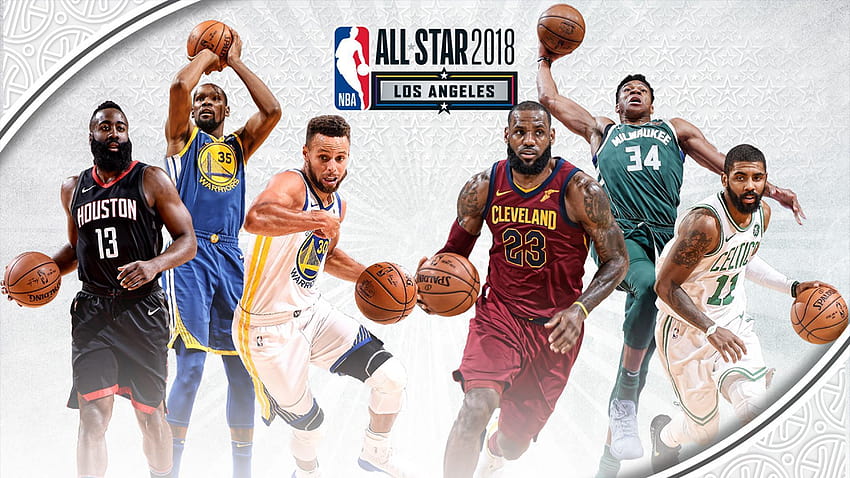 LeBron James, Steph Curry benannte Kapitäne als All, nba All Star Game HD-Hintergrundbild