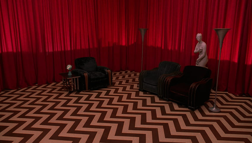 Ejecución original] Una de Twin Peaks que hice, habitación roja de Twin Peaks fondo de pantalla