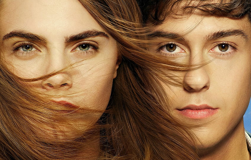 Girl, Paper, Beautiful, Green, Eyes, Quentin, Boy, Year, Skin, EXCLUSIVE, 20th Century Fox, Face, Lips, Gentle, Movie , section фильмы, paper towns movie HD wallpaper