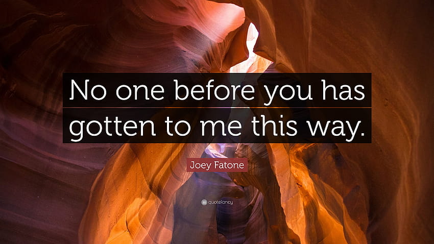 Joey Fatone Quote: “No one before you has gotten to me this way HD wallpaper