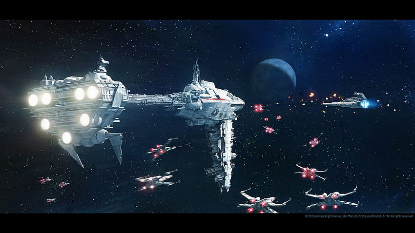 Flotta ribelle, flotta di guerre stellari Sfondo HD