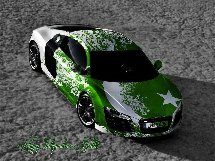 Independence Day Flag Car With Pakistan Cars Dacorating 14, pak flag HD wallpaper
