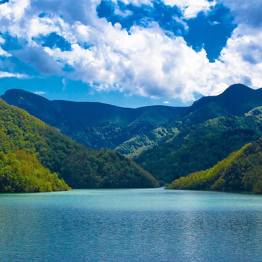 Italian lake landscape iPad, ipad horizontal HD phone wallpaper