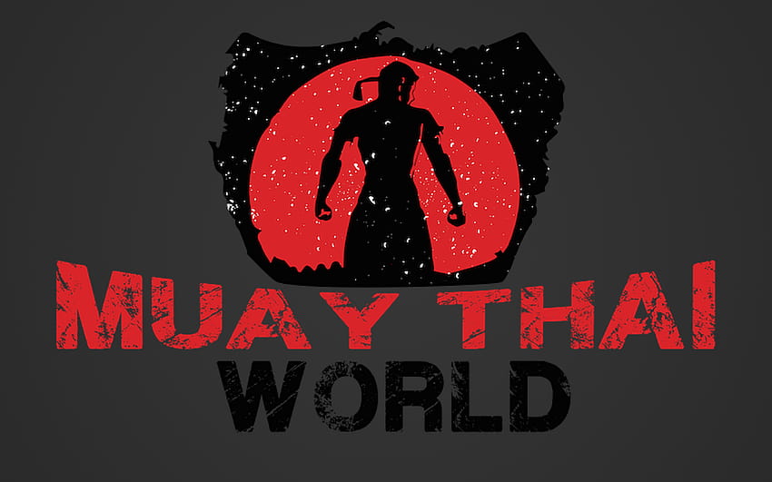 Muay Thai World Logo, muay thai 2016 papel de parede HD