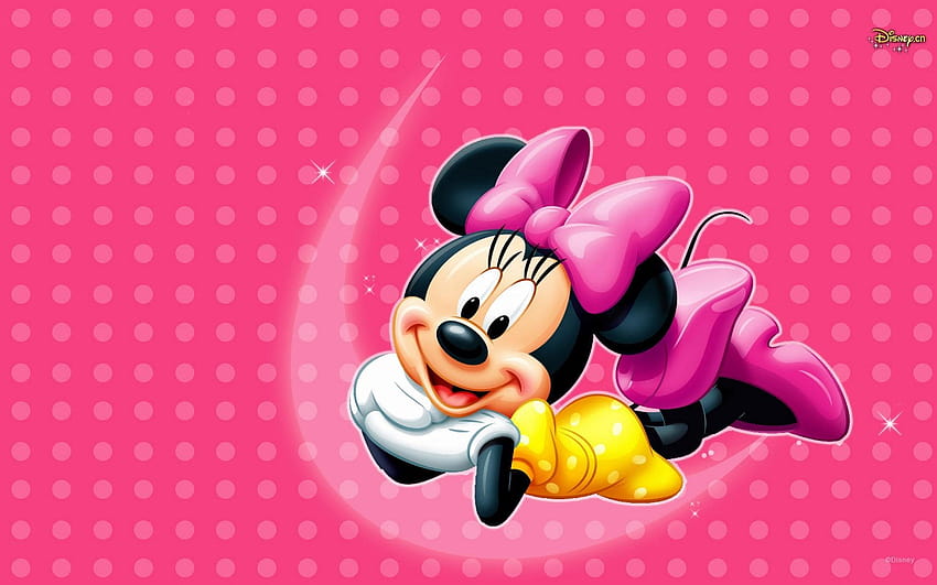 minnie mouse dots HD wallpaper