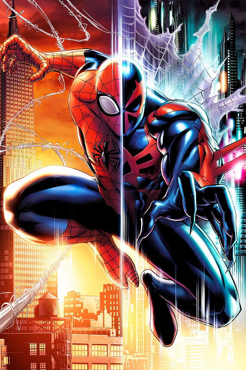 Spiderman 2099 Group, spider man edge of time HD phone wallpaper