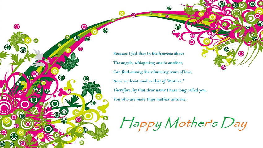 Happy Mother S Day Poem Greetings, dear mother HD wallpaper