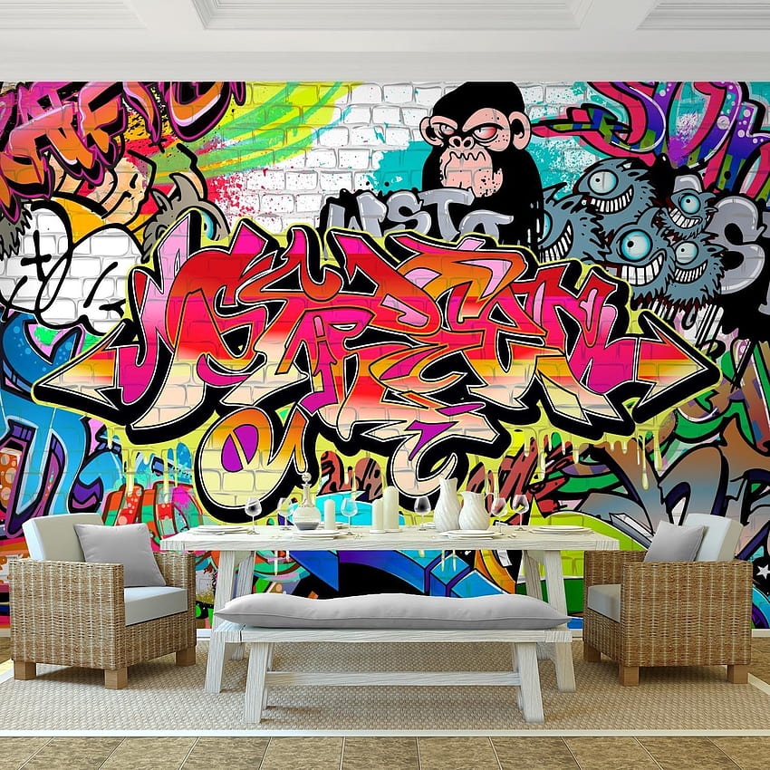 Graffiti Interiors, Home Art, Murals And Decor Ideas