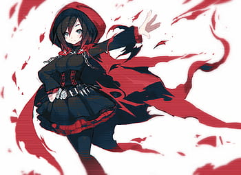 Wallpaper dark, anime girl, ruby rose desktop wallpaper, hd image, picture,  background, 955152