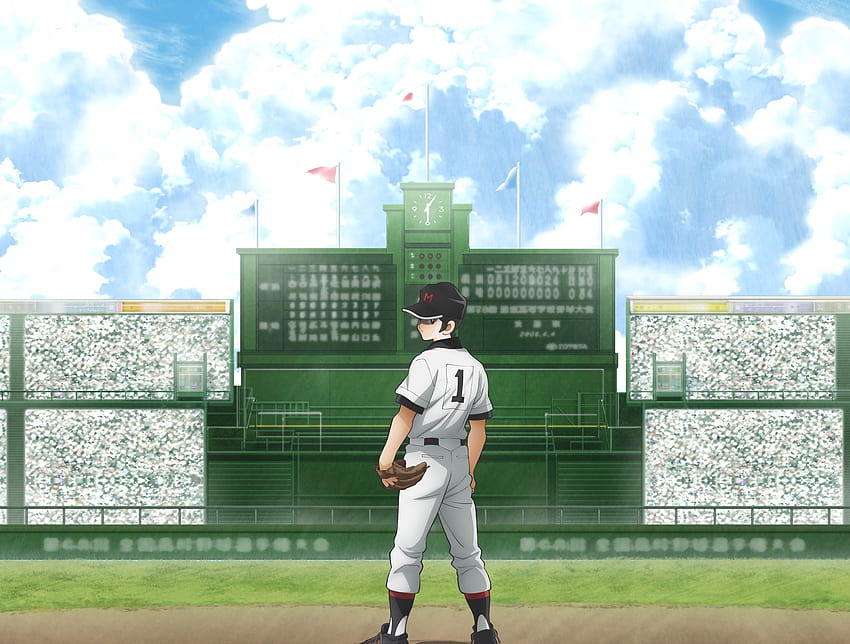 11 Baseball und Hintergründe, Anime-Baseball HD-Hintergrundbild