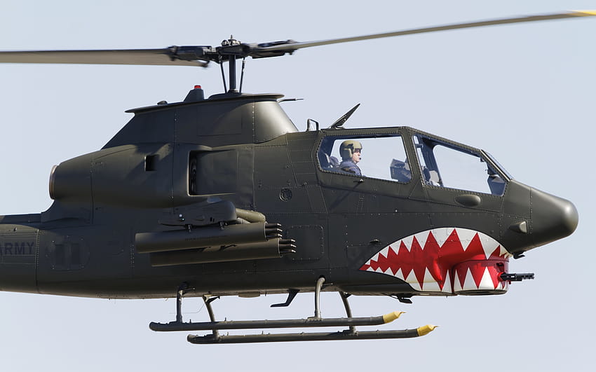 Helicóptero de ataque Bell AH 1 Cobra Ejército de aeronaves, helicóptero de ataque fondo de pantalla