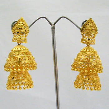 double layer jhumka design