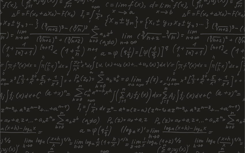 Математически фонове, математическа формула HD тапет