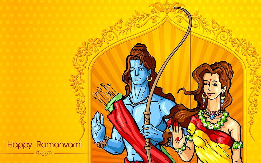 Happy Ram Navami HD wallpaper