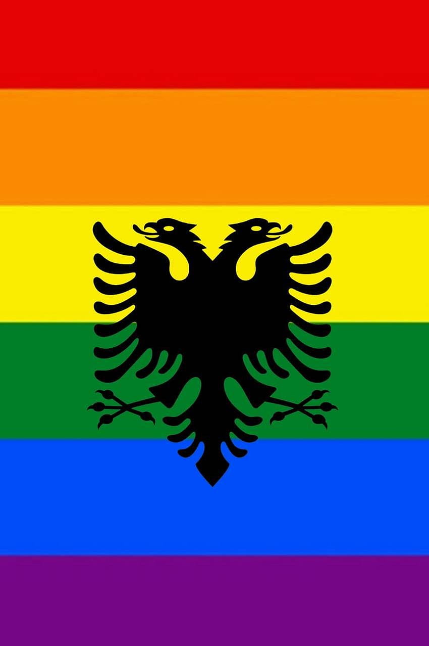 ธงชาติแอลเบเนีย โดย Jasamsrbin วอลล์เปเปอร์โทรศัพท์ HD
