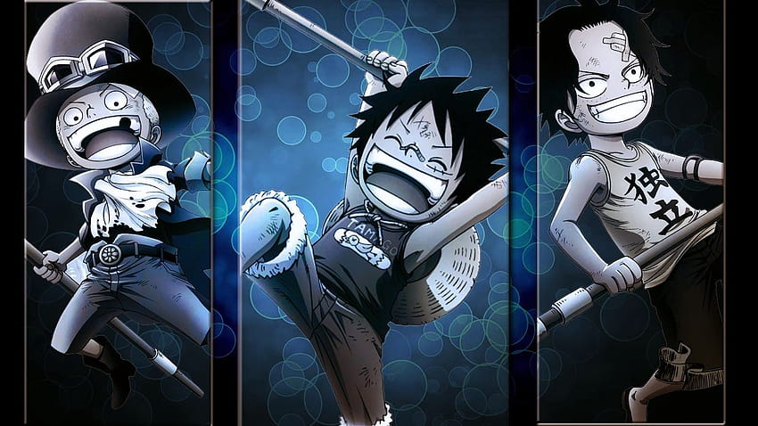 One Piece Luffy Ace Sabo, luffy ace and sabo one piece team HD ...