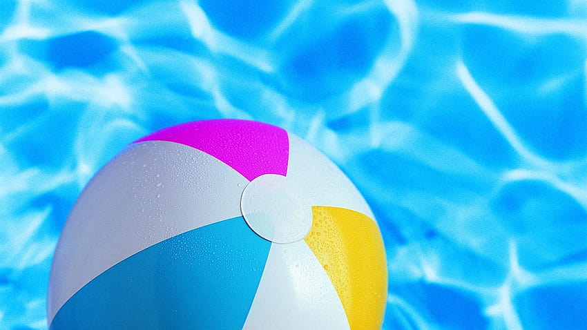 summer beach ball HD wallpaper