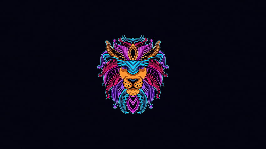 Minimalist Lion, lion geometric art HD wallpaper | Pxfuel