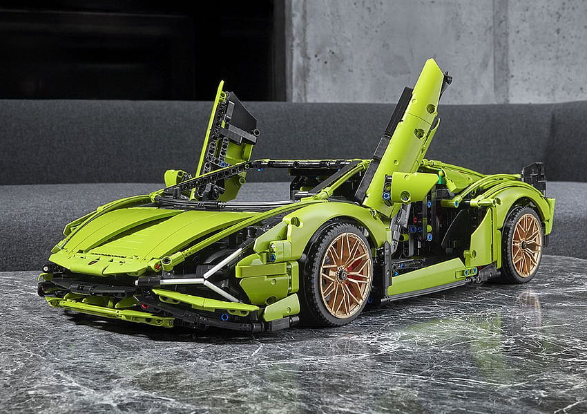 LEGO® Technic Lamborghini Model Car, lego cars HD wallpaper