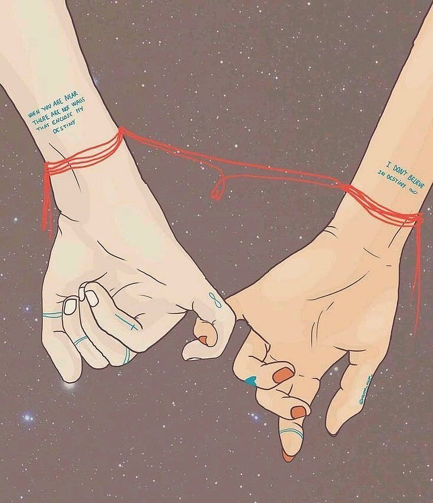 Hand Holding  Japanese with Anime