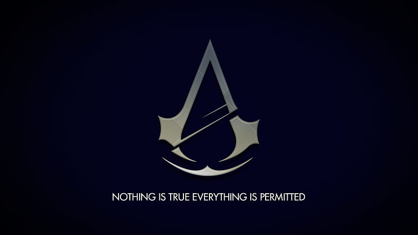 Assassin Symbol, Assassin's Creed Symbol Computer nichts ist wahr alles ist erlaubt HD-Hintergrundbild