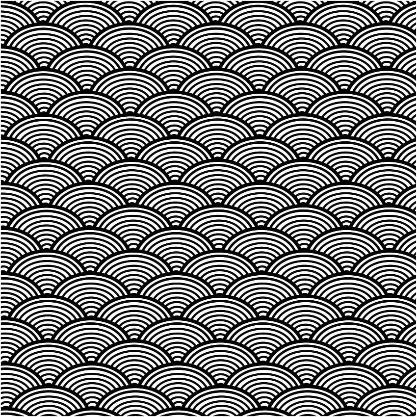 Japanese Wave Print, wave pattern HD phone wallpaper