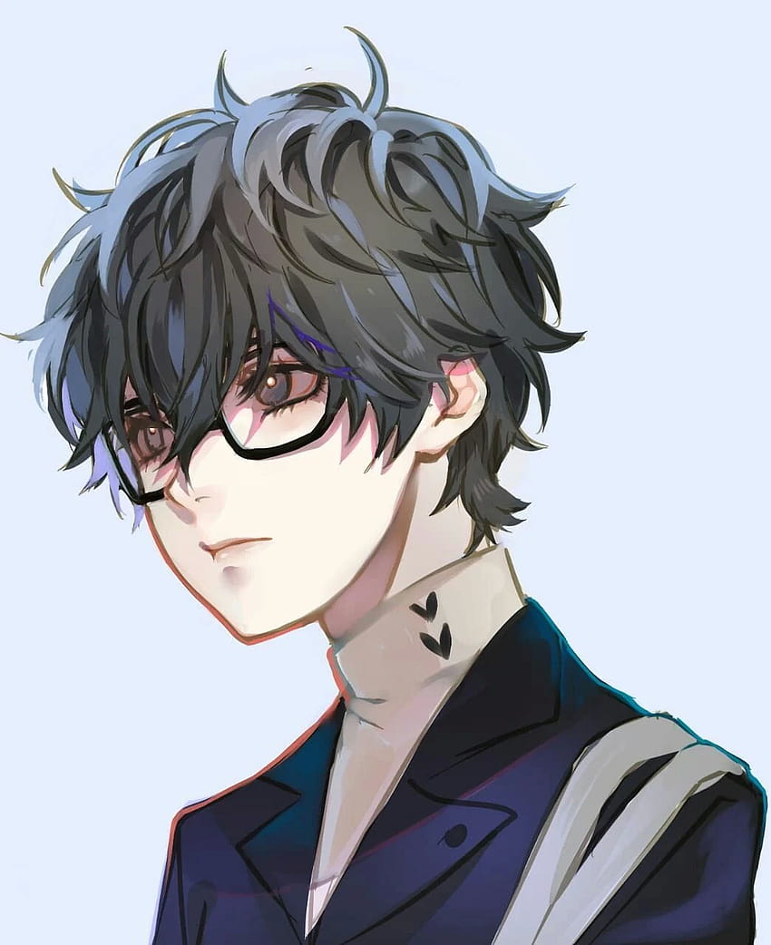 Seele auf Anime Uwu, Anime Boy Brille HD-Handy-Hintergrundbild