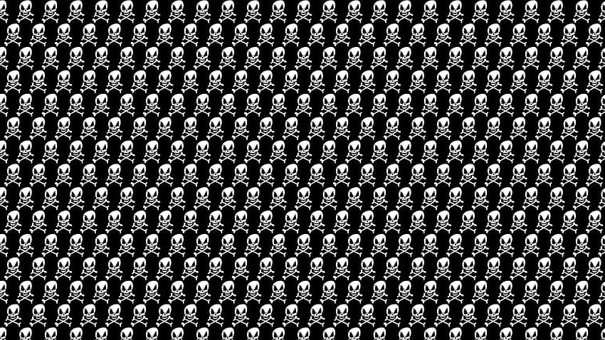 Skeleton Pattern, cute skeleton HD wallpaper