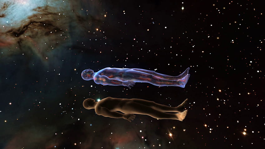 Dusza opuszczająca ludzkie ciało, projekcja astralna Tapeta HD