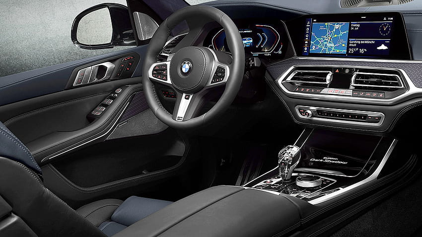 2020 BMW X7 SUV M50i Dark Shadow Edition Интериор отвътре, bmw x7 m50i издание тъмна сянка HD тапет
